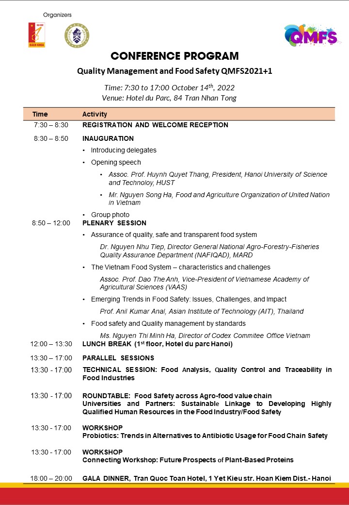 Plenary program 13.10.22