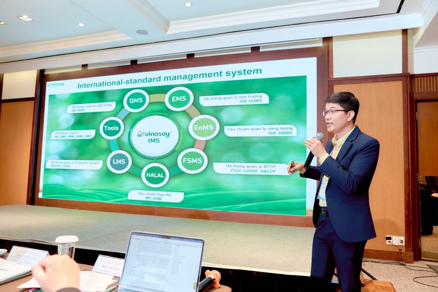 A presentation during one of the parallel sessions